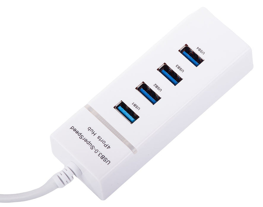 USB Hub με 4 θύρες USB 3.0 Μεταφορά ταχύτητας έως 5GBPS