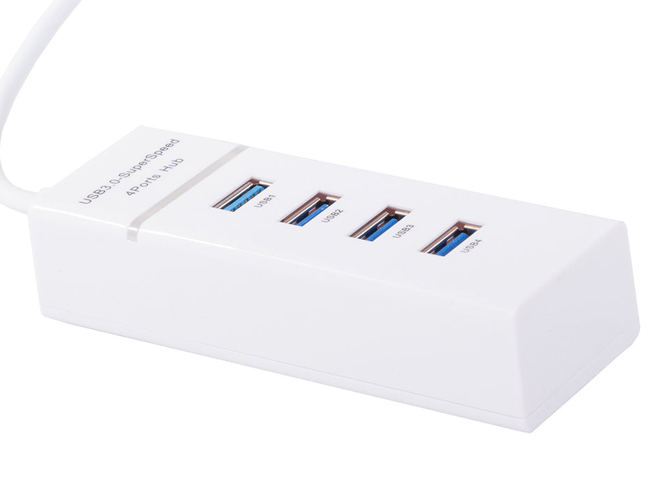 USB Hub με 4 θύρες USB 3.0 Μεταφορά ταχύτητας έως 5GBPS