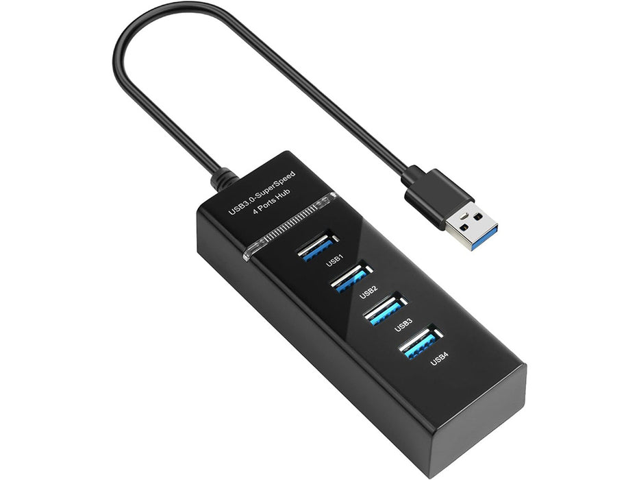 USB Hub με 4 θύρες USB 3.0 Μεταφορά ταχύτητας έως 5GBPS