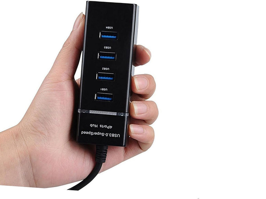 USB HUB 4 portos USB 3.0 sebességátvitel akár 5 Gbps -ig