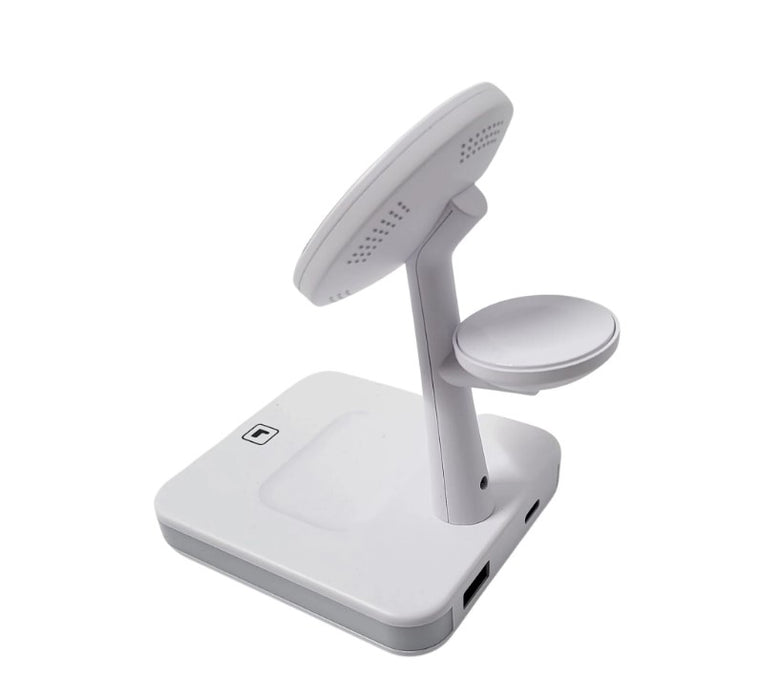 Wireless Charger 4 σε 1 Andowl 991, 25W, iPhone, Iwatch, AirPod Pro 2, με υποδοχή τύπου USB, LED Light, White