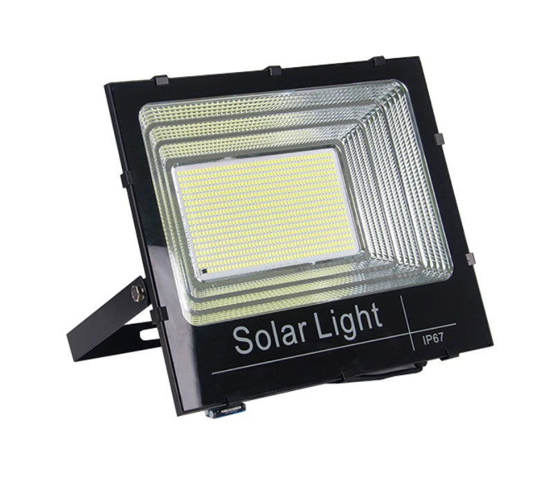 KIT Proiector 100w LED DIMABIL JORTAN cu Panou Solar INDIVIDUAL si Telecomanda