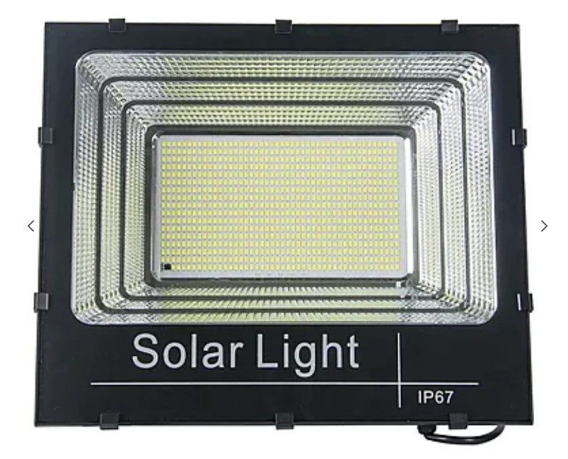 KIT Proiector 200w LED DIMABIL JORTAN cu Panou Solar INDIVIDUAL si Telecomanda