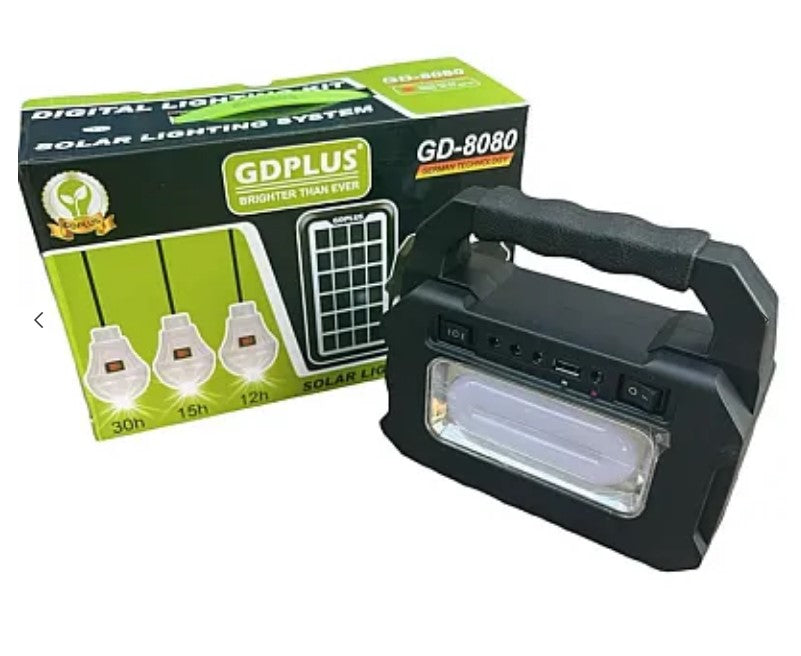 Gdplus gd-8080 ηλιακό κιτ φορητό με 3 ζώνες ha