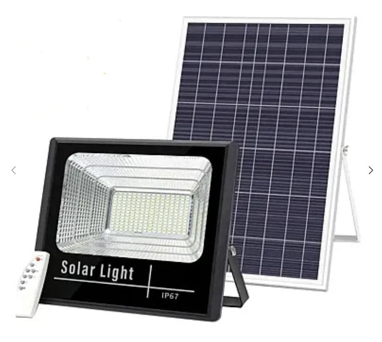 Kit Solar 100W Προβολέας με τηλεχειριστήριο HA