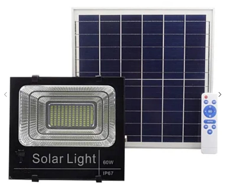 Kit Solar 60W Προβολέας με τηλεχειριστήριο HA