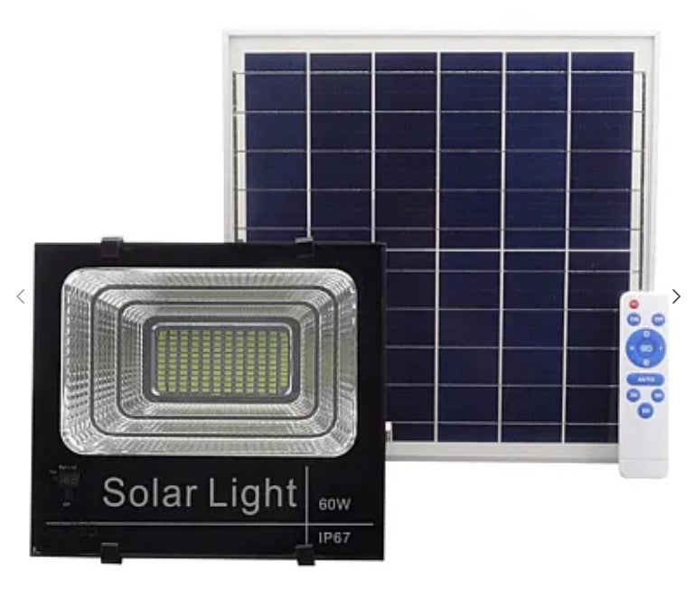 Kit proiector solar 60W cu telecomanda