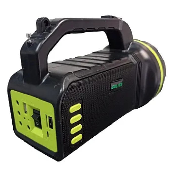 Kit solar CL-18 cu radio și lanternă 10W + 3 becuri