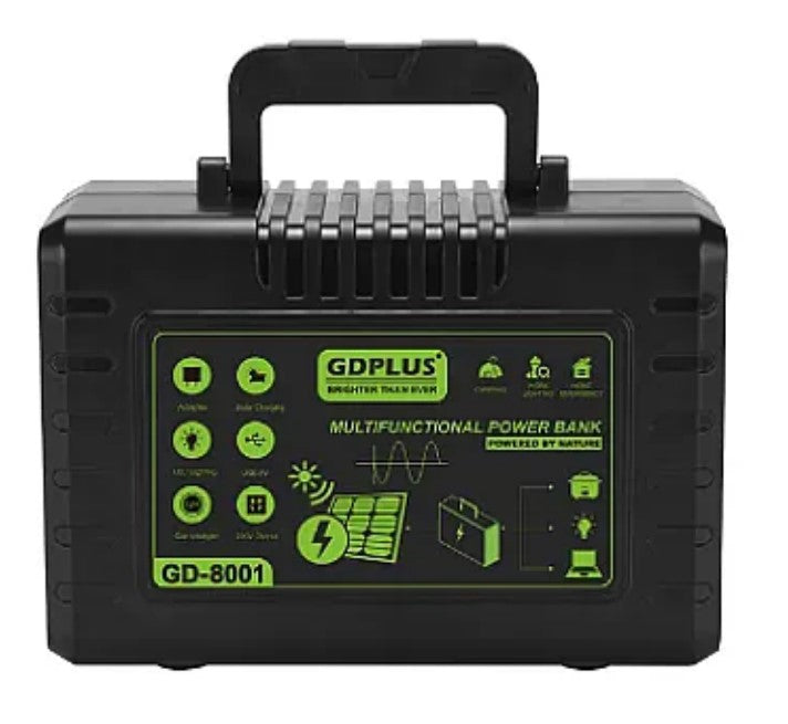 Kit solar GDPLUS GD-8001 de iluminat cu 1 panou solar