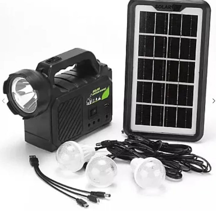 Kit solar GDPlus GD-P30 cu 3 becuri