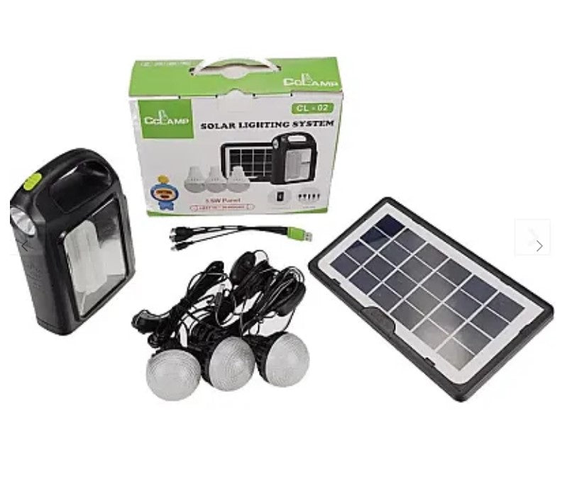 Kit solar portabil CCLAMP CL-02 cu Panou solar 4W