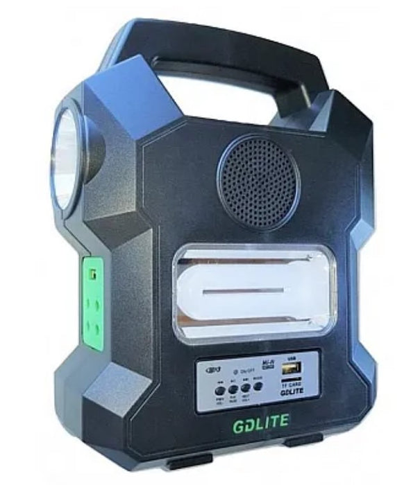 Kit solar portabil Gdlite GD-1000A USB bluetooth radio FM MP3 4 becuri incluse XL