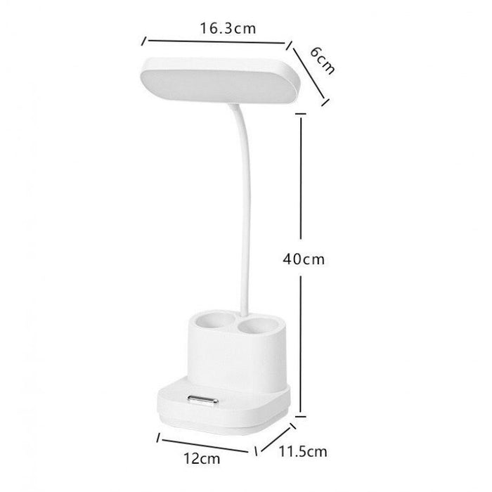 LED 1958 LAMP, για το Office, Portable, με 40 LED, 3 τρόπους φωτισμού, λευκό