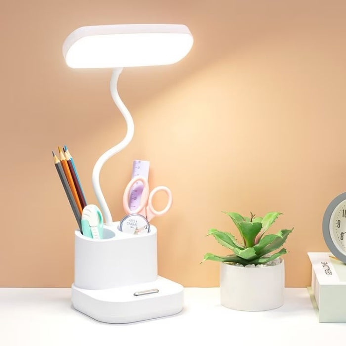 LED 1958 LAMP, για το Office, Portable, με 40 LED, 3 τρόπους φωτισμού, λευκό