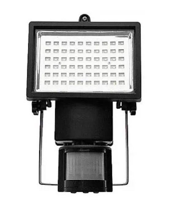 LED LAMP με ηλιακό πίνακα, 60 LED, αισθητήρας κίνησης, 15W