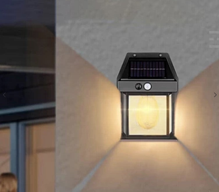 LED Solar LED LED CB 888 με αισθητήρα φωτός για το τοίχωμα 3W Black