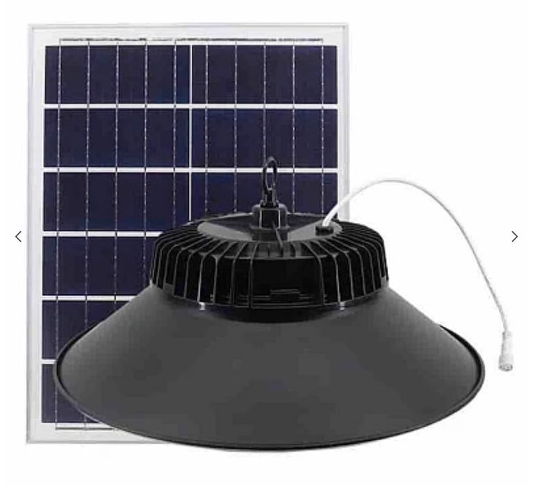 Lampa Solara LED 150W UFO de Hala cu Panou Solar, tip farfurie