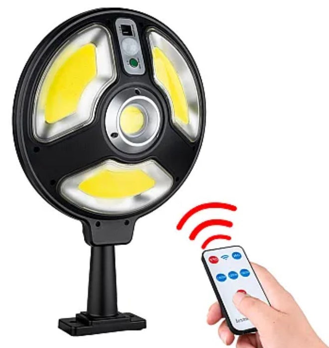 Lampa Solara Rotunda 120 LED 1288B SMD 3 Moduri Iluminare + Senzor si Telecomanda