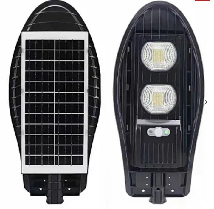 Lampa Solara Stradala 100W 2 casete, montaj pe zid sau gard