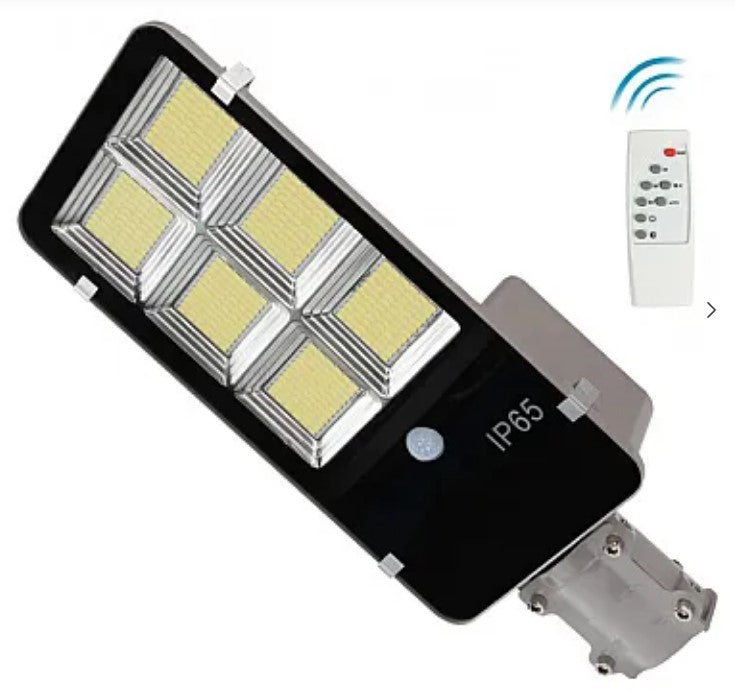 Street Lamp 300W 300 LED COB с 6 кутии за слънчеви панели и дистанционно управление