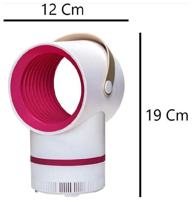 Lampa UV anti tantari 5W, pentru interior sau exterior, alimentare cu cablu USB, alb cu roz