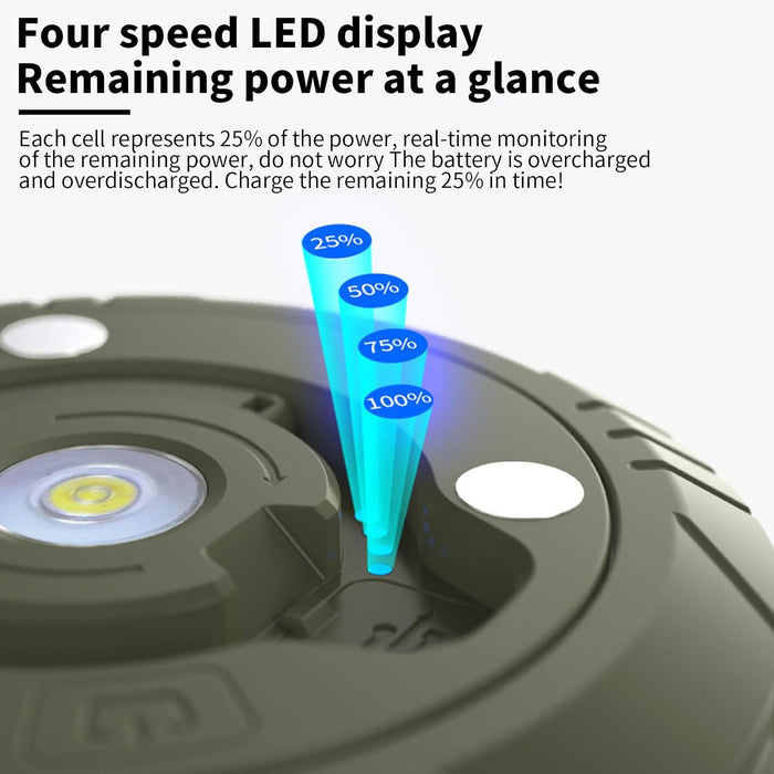 RGB LED lámpa kempinghez, 8m, IP44, forró és színes fehér fény, fehér