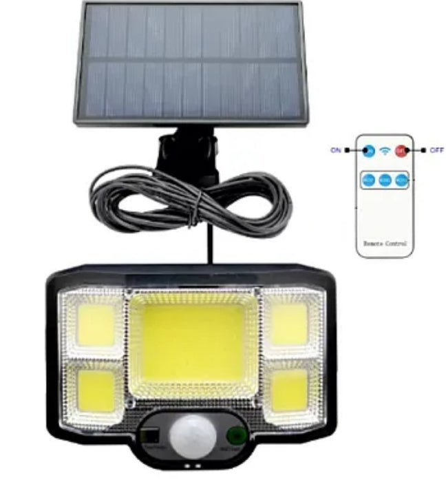 Solar Lámpa JD-2096-B-A, távirányítóval 40W 96 COB