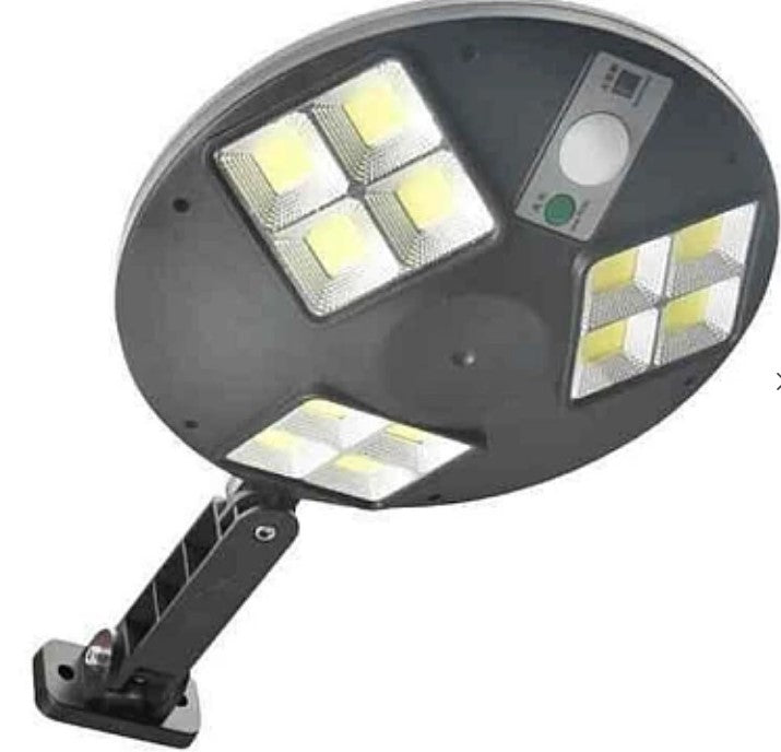 Lampa solara LED stradala A53 61 rotunda cu 4 casete