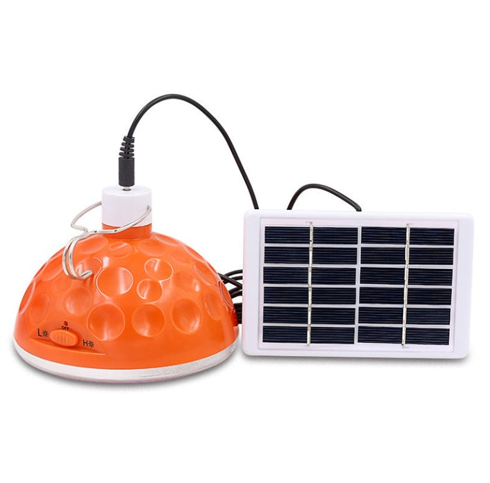 SOLAR LAMP RGB EP 021 с LED батерия, включена 7W / 4W, с закачалки, оранжево