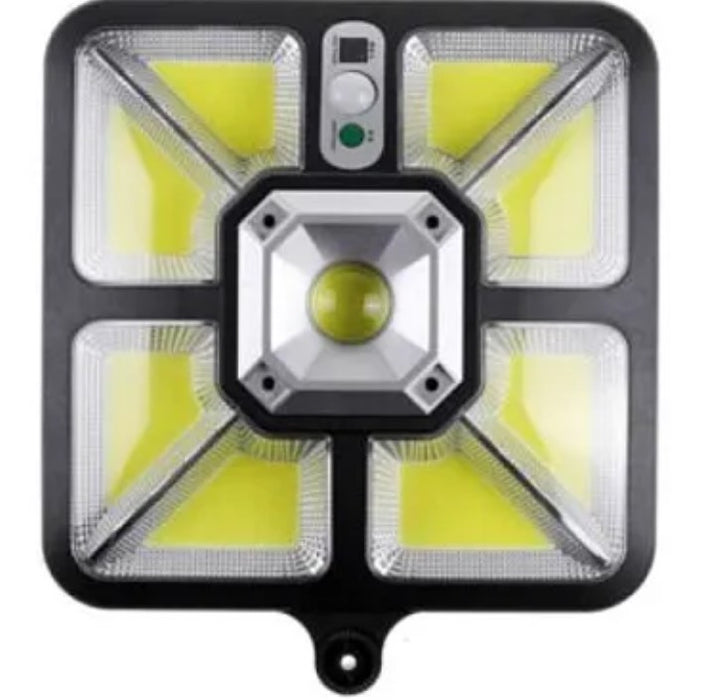 Lampa solara YT-220 226 COB cu senzor miscare, patrata, pentru exterior