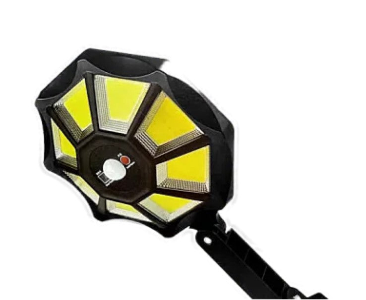 Lampa solara ZB-168B LED COB forma octagonala, pentru exterior