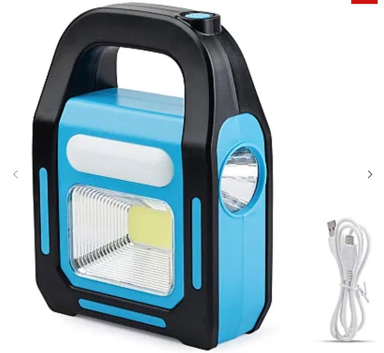 Lampa solara camping JD-925, tip lanterna cu maner, portabila si reincarcabila