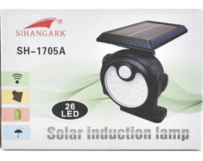 Lampa solara cu inductie SH-1705B cu senzor de miscare si Panou Integrat 36 LED