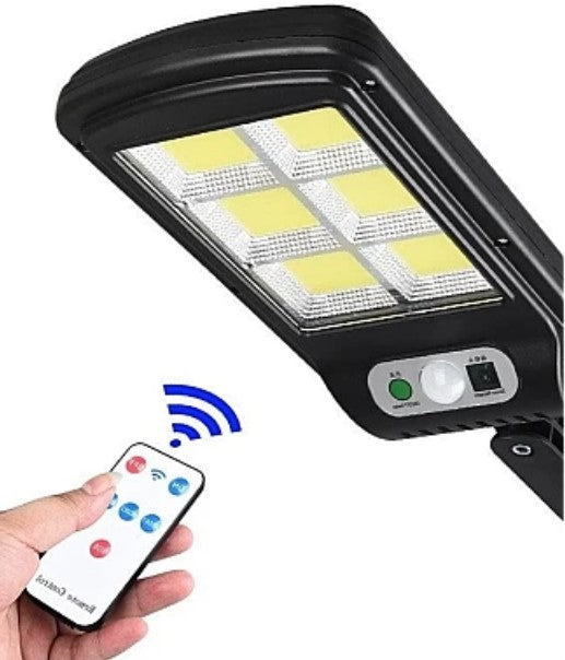 Lampa solara cu senzor 15W si telecomanda, RJ-120 HA