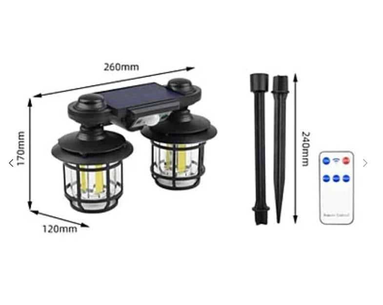 Dekoratív napenergia-lámpa 192 LED-es kóddal JD-2216A kerthez vagy teraszhoz