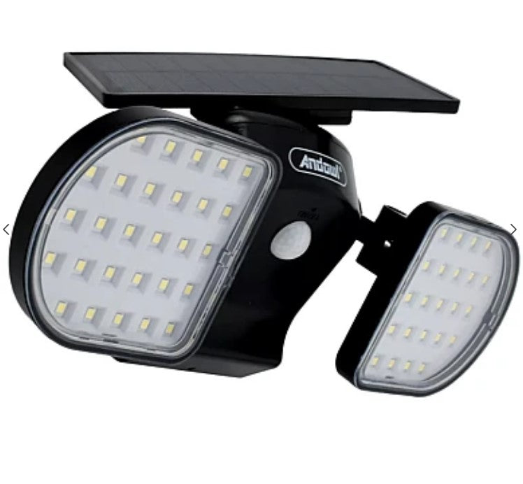 Lampa solara de perete Andowl Q TY863 cu senzor de miscare si 56 led