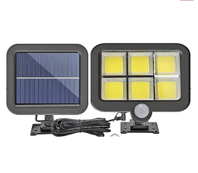 Lampa solara de perete Sl F120 6 x COB LED putere 25W 5000K pentru exterior