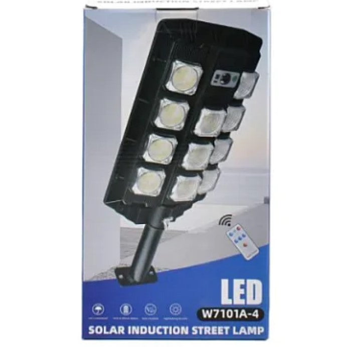 Lampa solara stradala SMD 286 LED W7101A-4, montaj pe perete