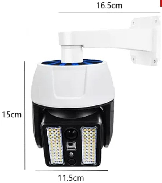 Lampa solara tip camera HW51182 66 SMD LED cu senzor si telecomanda