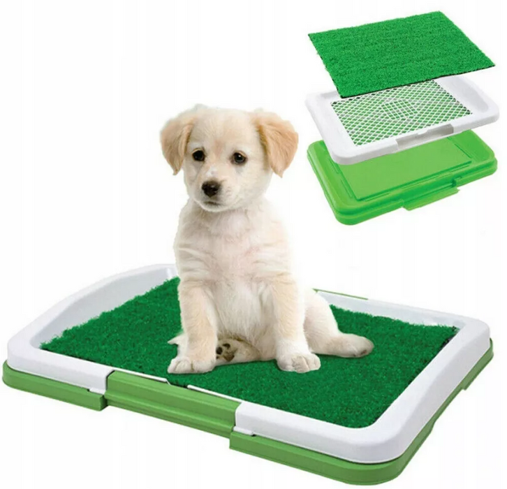Λίτρο με τεχνητό γρασίδι για σκύλους και σκύλους, σε 3 στρώματα για υγιεινή
