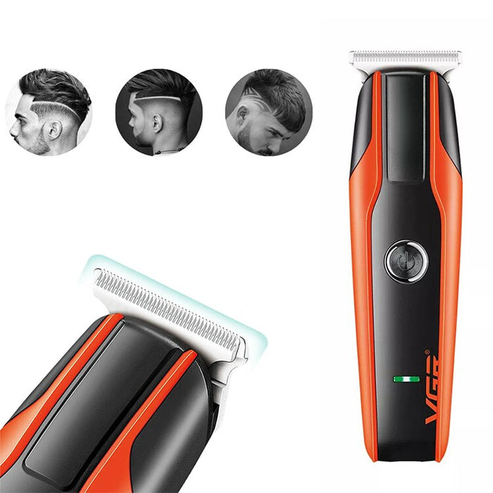 VGR V999 Trimmer, преносим, ​​USB зареждане, 5W, работи 2h, черно