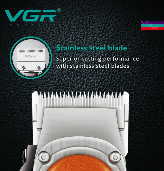 VGR VGR V-673 Professional Trimmer, Vintage Design, LED дисплей, Orange