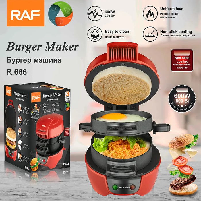 Съоръжение Mini Burgers R.666, 600W, червено