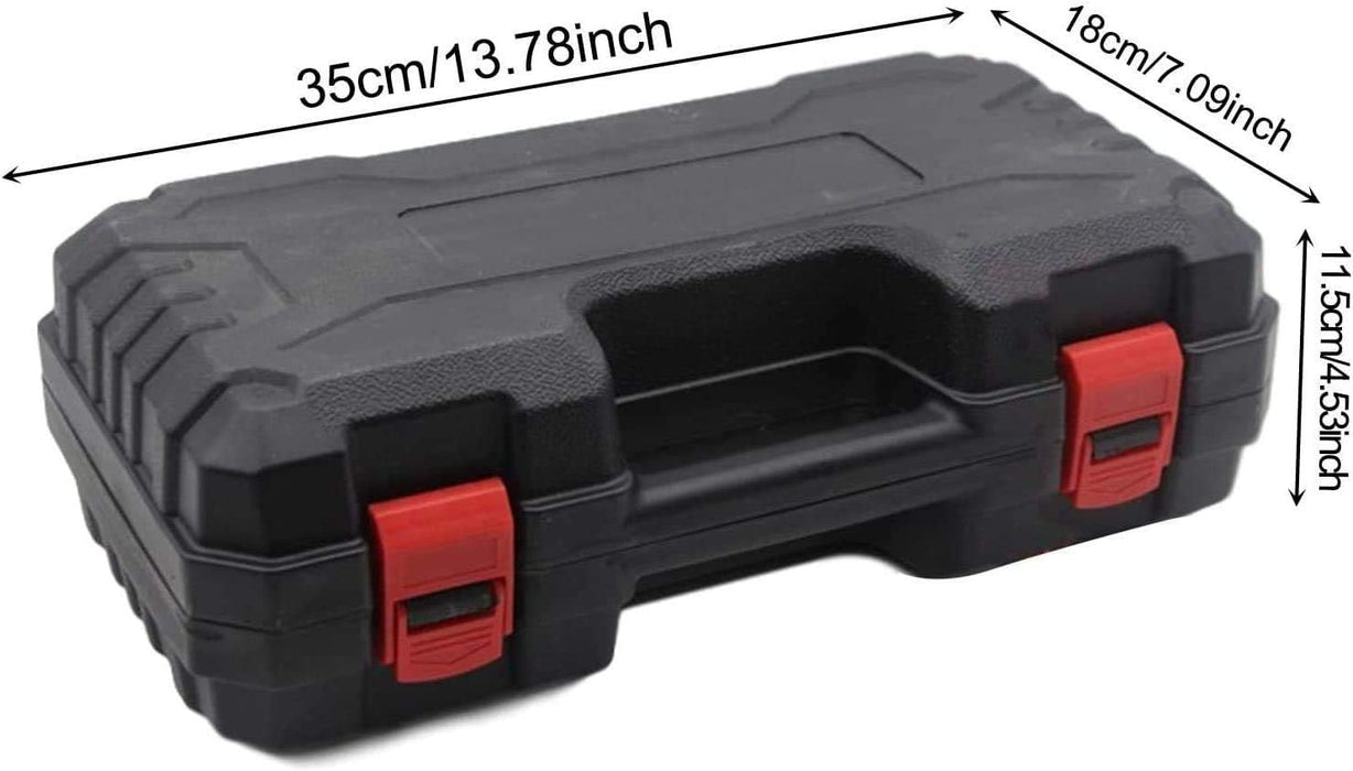 Mini Fierastrau Electric Fara Fir, cu Lant si Lama de 4", 1 Acumulator de 24V 4500mAh, 550W, si Trusa, Negru