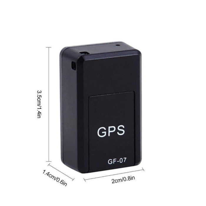 Mini GPS Tracker 3.5x2x1.4cm, устройство за проследяване, стабилна фиксация на магнит, използване на SIM карта, черно