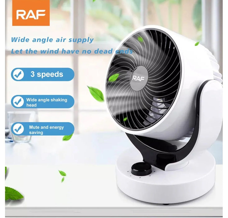 Mini Aerotherma R1184, Power 2000W, 3 ταχύτητες, 31x19x19cm, ψύξη, λευκό με μαύρο