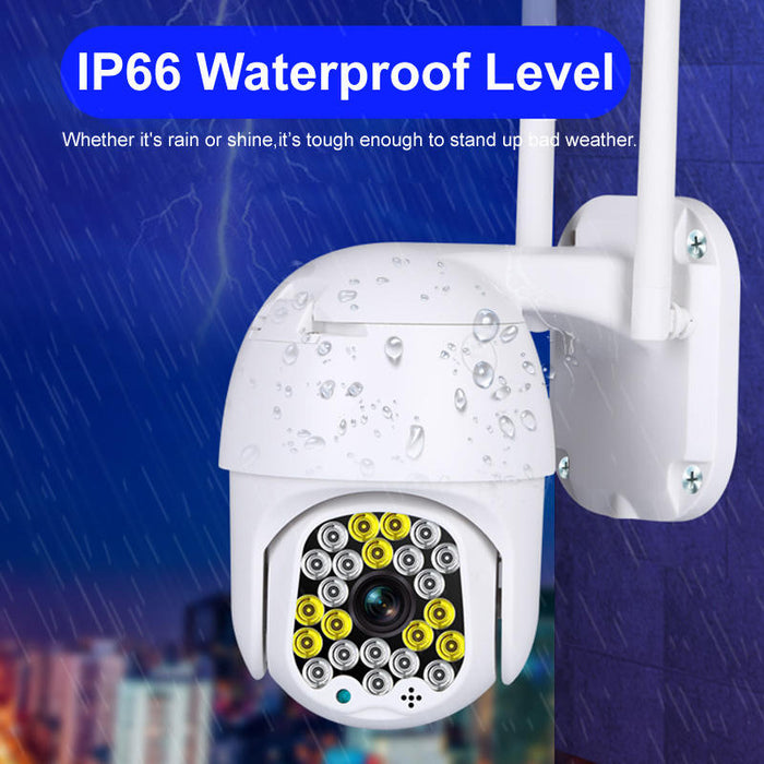 Mini Surveillance Camera CCTV IP PTZ WiFi от 2,5, IP66, безжична, инфрачервена, въртене 355 °, ALBA