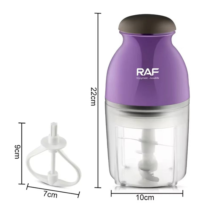 Mini Cheping Machine и миксер 2 в 1 RAF 332, 250W, 1L капацитет, лилаво