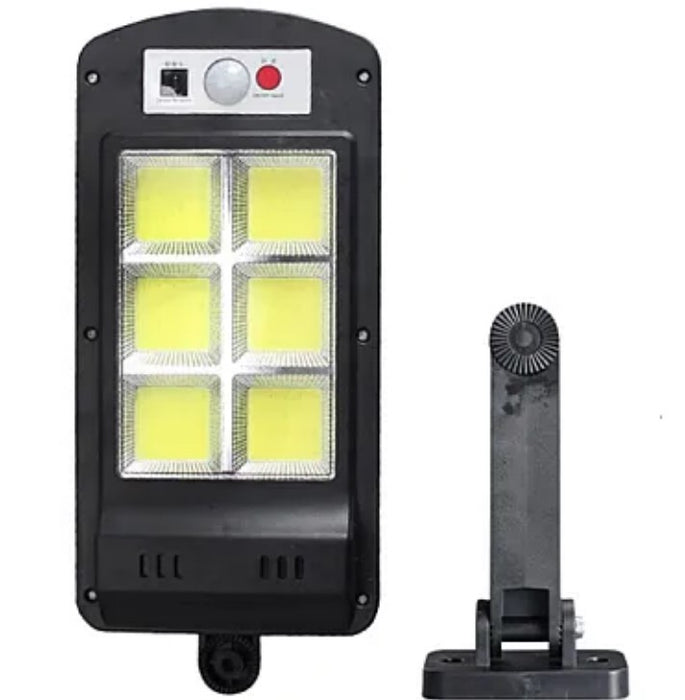 Mini Lamp 150 LED COB 6 CASTERATE -val, napelemes mozgásérzékelővel és fényével