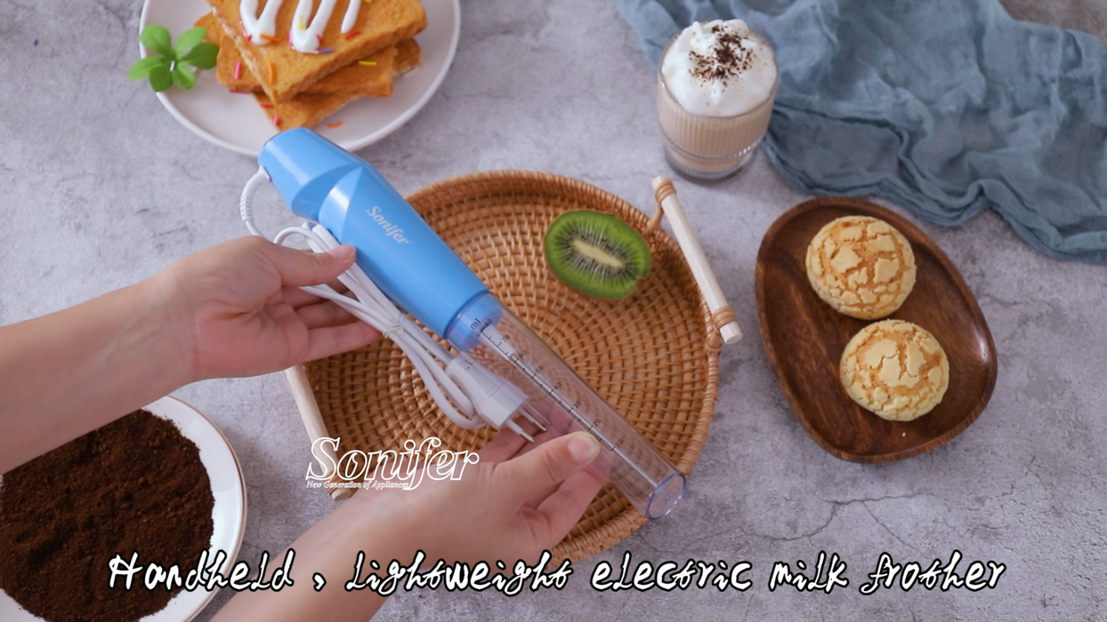 Mixer Frappe Portabil Avec Streamer - Putere 25W, Capacitate 80 ml